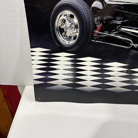 Vintage 1997 California V8 Special Roadster Poster Tangerine Press Kimball 18x24 - Picture 3 of 6